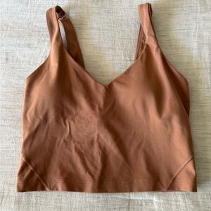 Lululemon Brown Sports Bra Tank